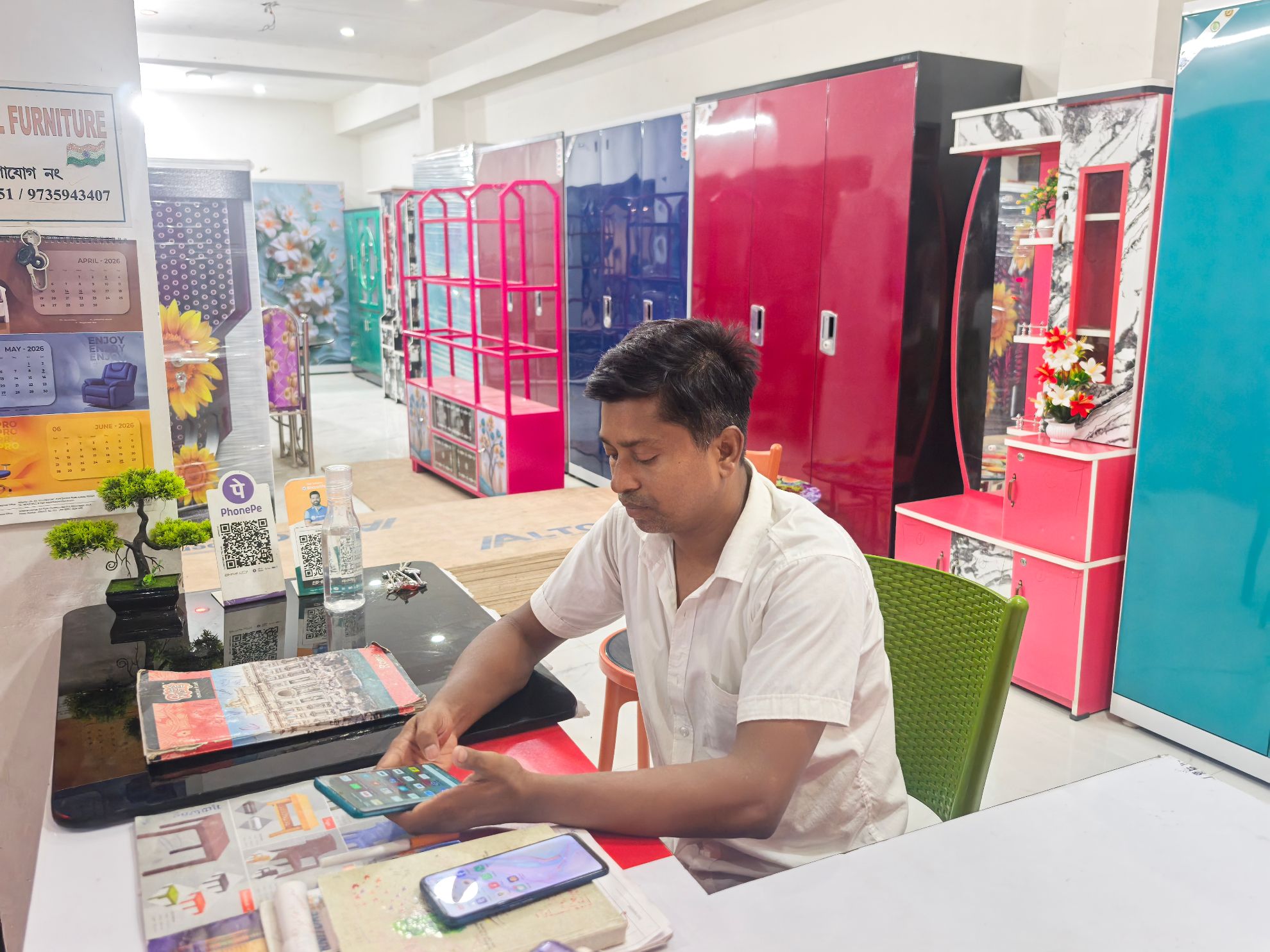 Taj Steel Furniture showroom